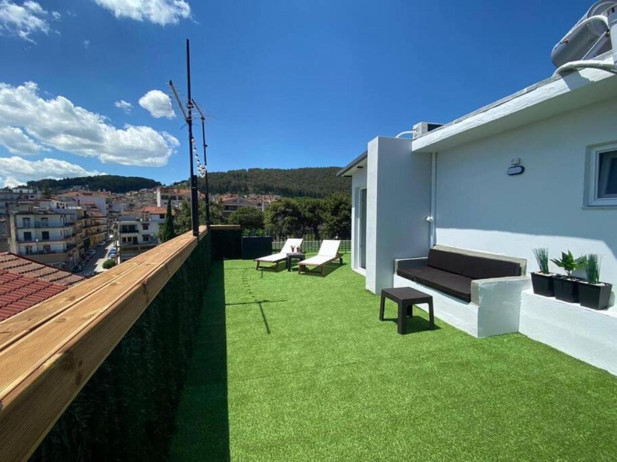 Rooftop Apartment With Garden In Ioánnina Eksteriør bilde